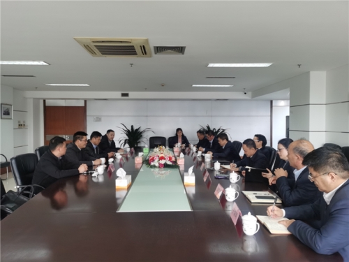 【领导关怀】市城投集团党委委员、副总经理沈卓恒一行赴尊龙凯时人生就是博z6com调研指导工作